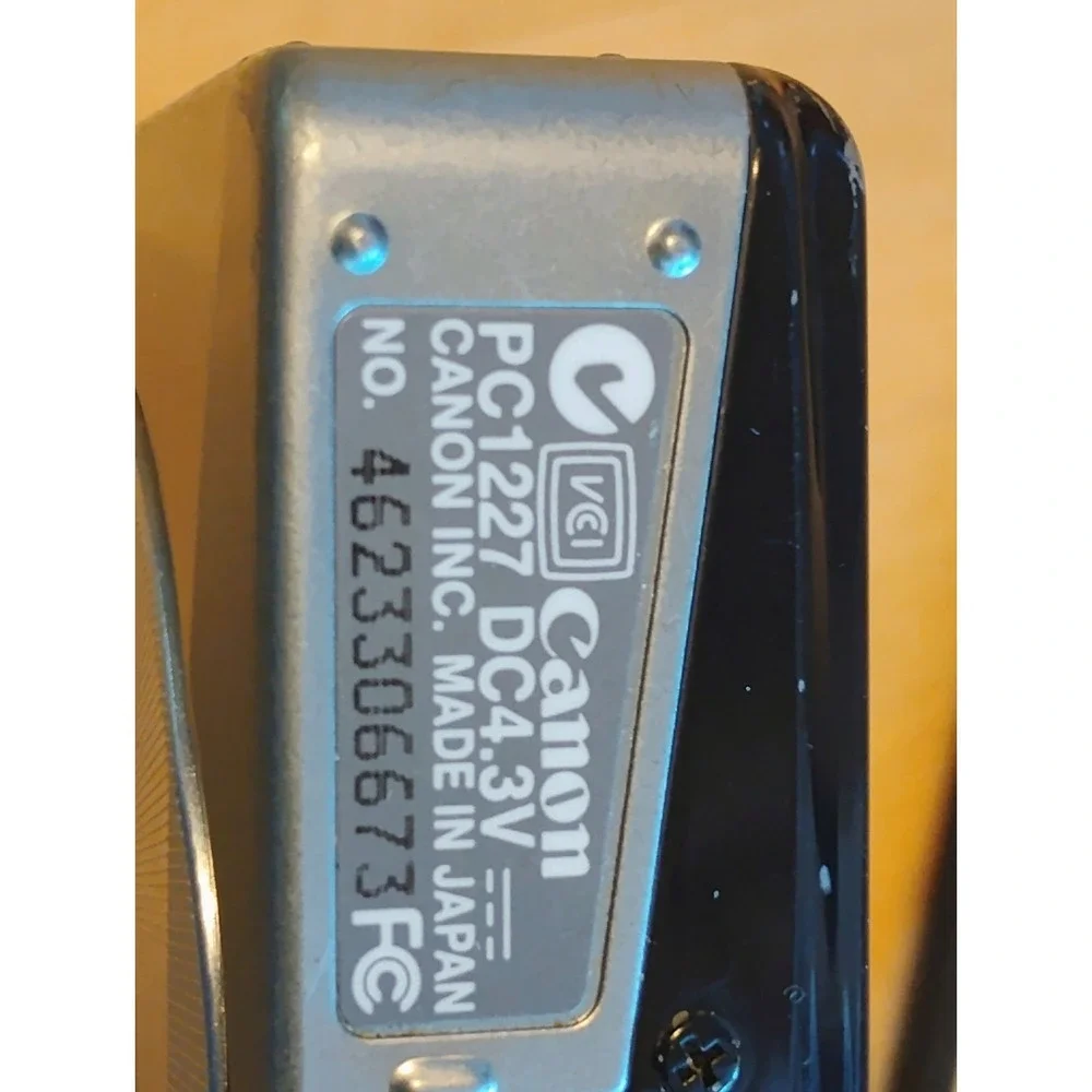 WORKS!! Canon PowerShot Digital ELPH SD750 7.1MP Digital Camera Battery Charger